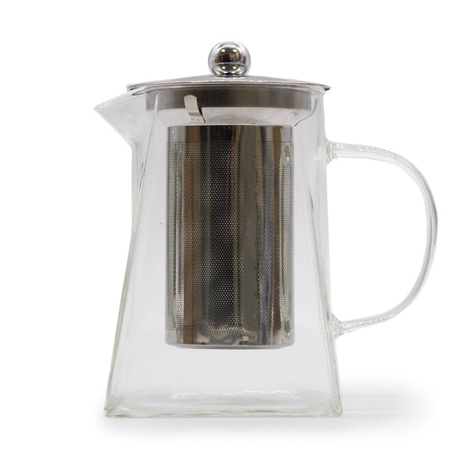 Glas-Teekanne mit Infuser - Tower Shape (780ml)