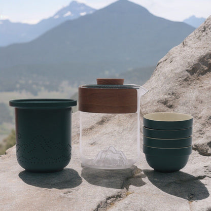 Travel Mountain Reise-Teeset - Four Friends
