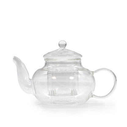 Glas-Teekanne mit Infuser - Round Pearl (400ml)
