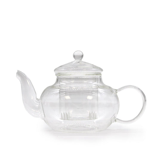 Glas-Teekanne mit Infuser - Round Pearl (400ml)