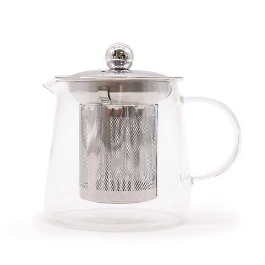 Glas-Teekanne mit Infuser - Flask Shape (350ml)